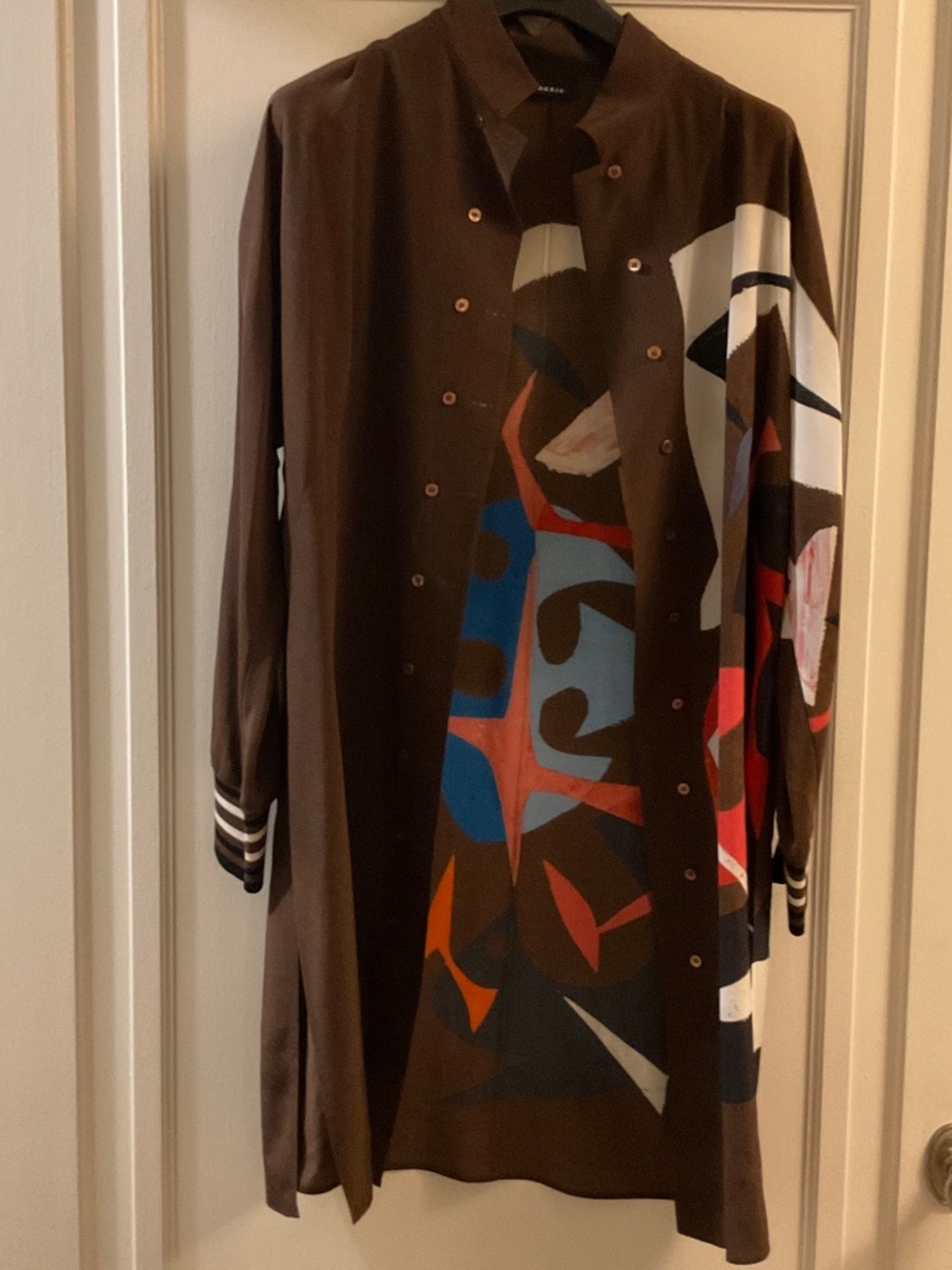 AKRIS, silk tunic blouse sz US 12